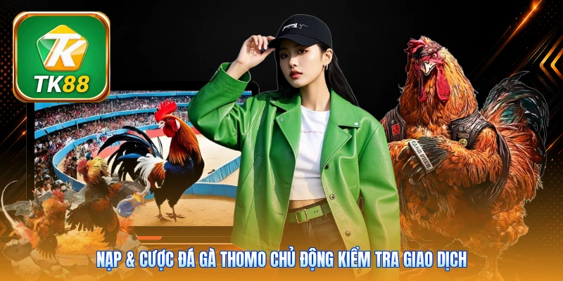 Nạp & cược đá gà Thomo chủ động kiểm tra giao dịch